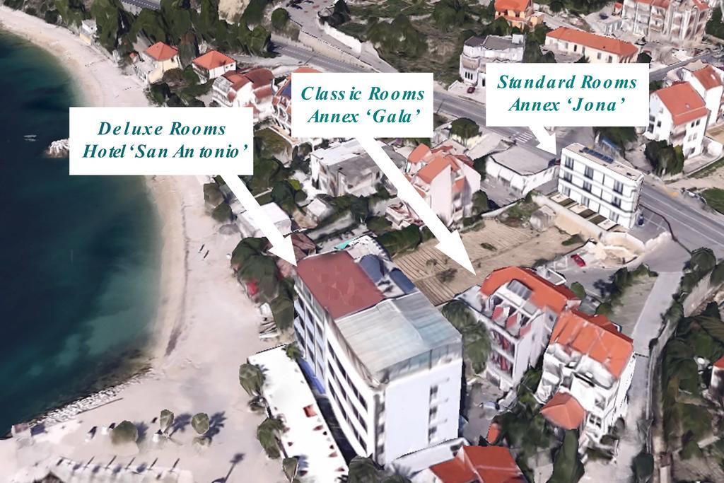 Hotel Gala Split Podstrana Eksteriør billede